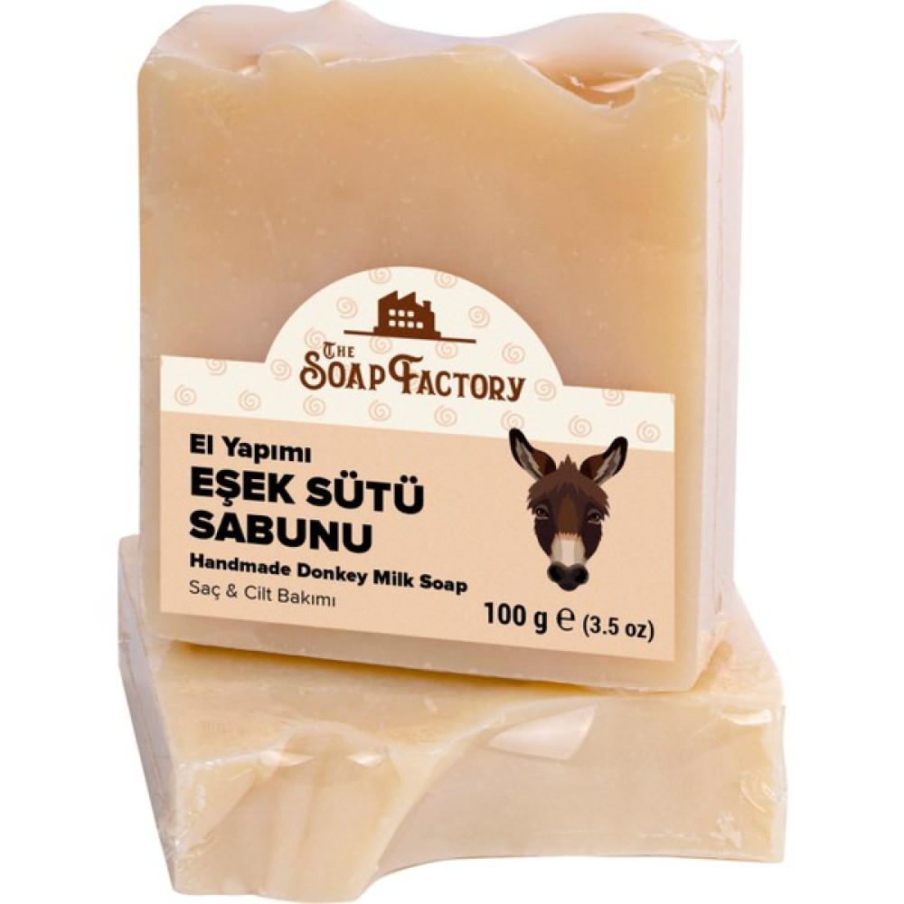 The Soap Factory İpek Seri El Yapımı Eşek Sütü Sabunu 100 g - Lüks - Çevre Dostu - Bütün Cilt Tiplerine Uygun - Soğuk Sıkım - Üstün Cilt Bakımı Sabunlar Fiyatı