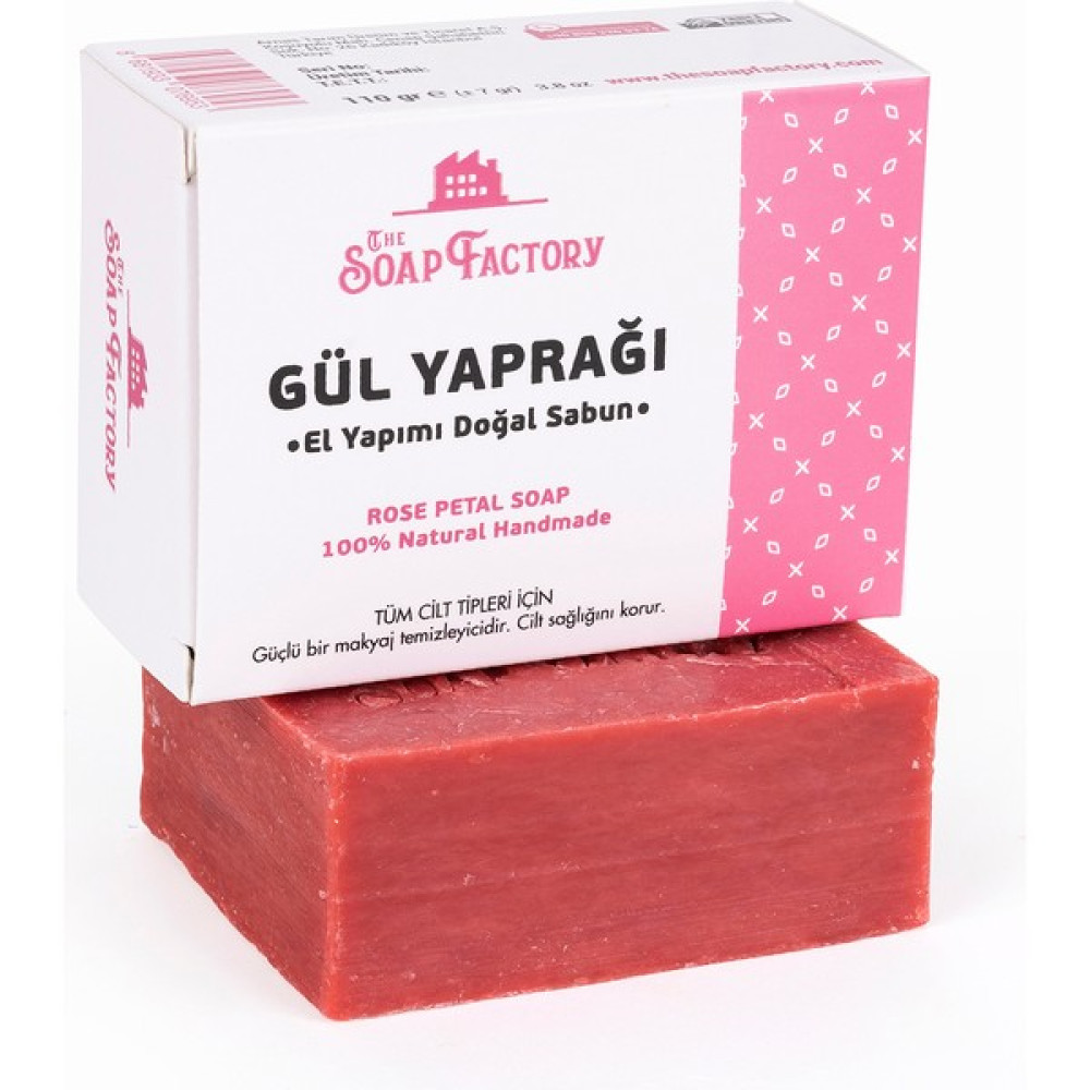 The Soap Factory Klasik Seri El Yapımı Gül Yaprağı Sabunu 110 g - Vegan - Lüks - Bütün Cilt Tiplerine Uygun - Geleneksel Kaynatma Yöntemi - Üstün C... Sabunlar Fiyatı