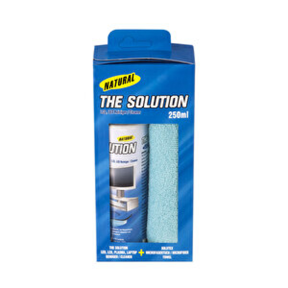 The Solution Lcd, Led, Ekran, Laptop, Tablet, Bilgisayar, Televizyon, Cep Telefonu, Gözlük, Kamera, Koruyucu Ve Parlatıcı Doğal Temizleme, Temizlik Seti – 250 Ml Temizleyici TV Aksesuarları Fiyatı