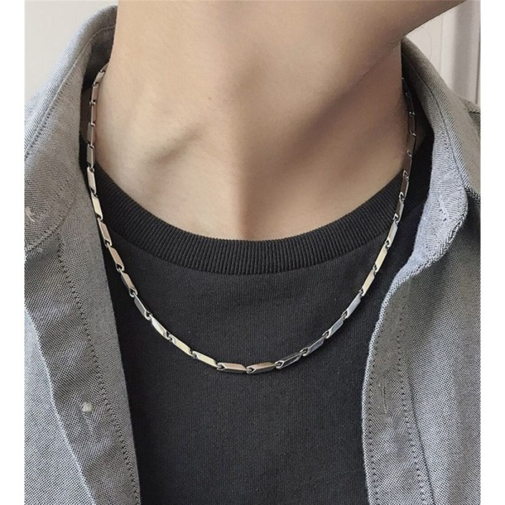 The Steel Paslanmaz Çelik Unisex Singapur Model Zincir Kolye - Gümüş Bijuteri Kolye Fiyatı