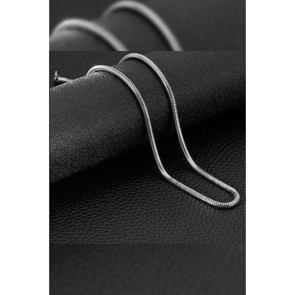 The Steel Paslanmaz Zincir Çelik Yılan Model Kolye Gümüş Snake Kolye Bijuteri Kolye Fiyatı