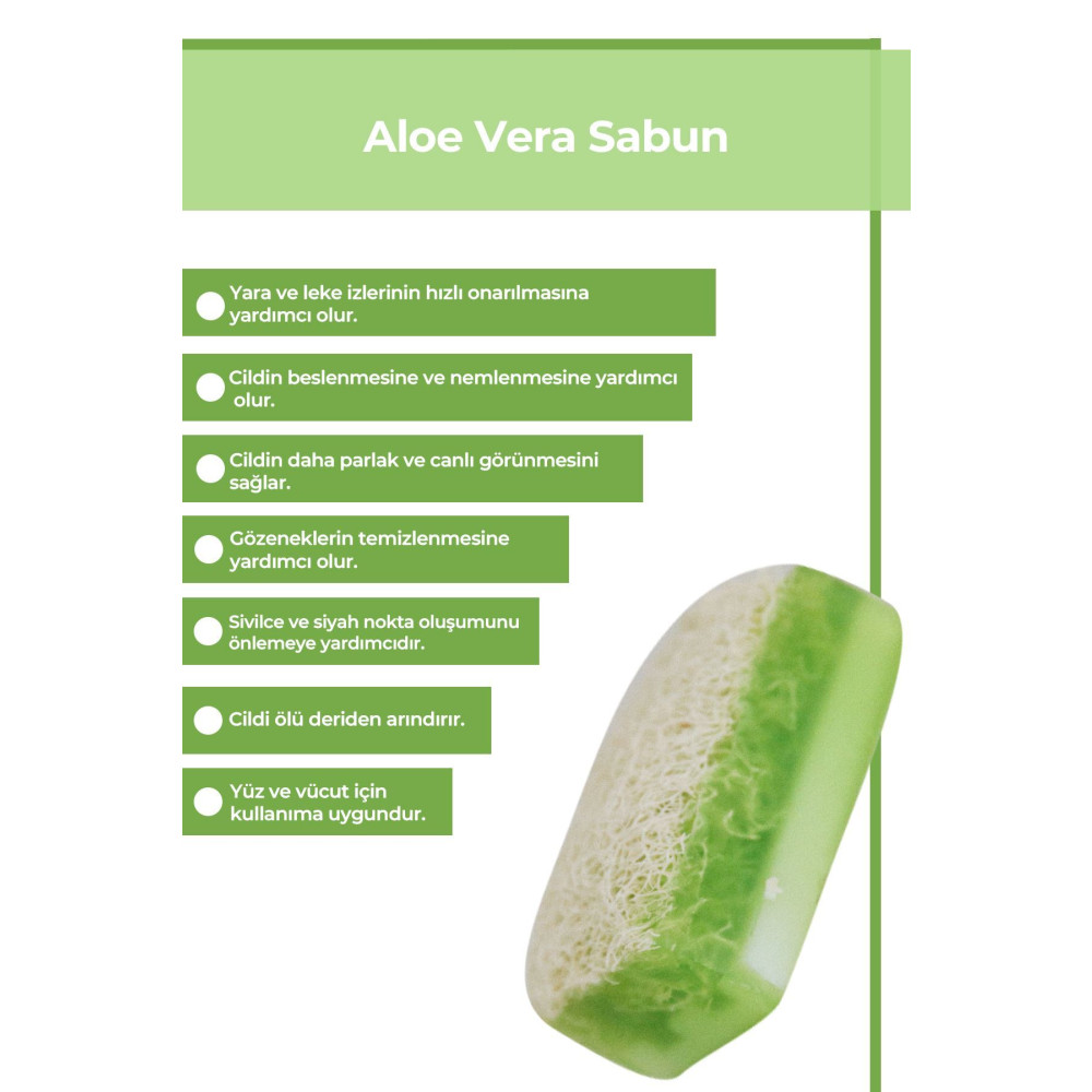 The Touch By Seda Altın Doğal Kabak Lifli Aloe Vera Sabunu Vücut Bakımı Fiyatı