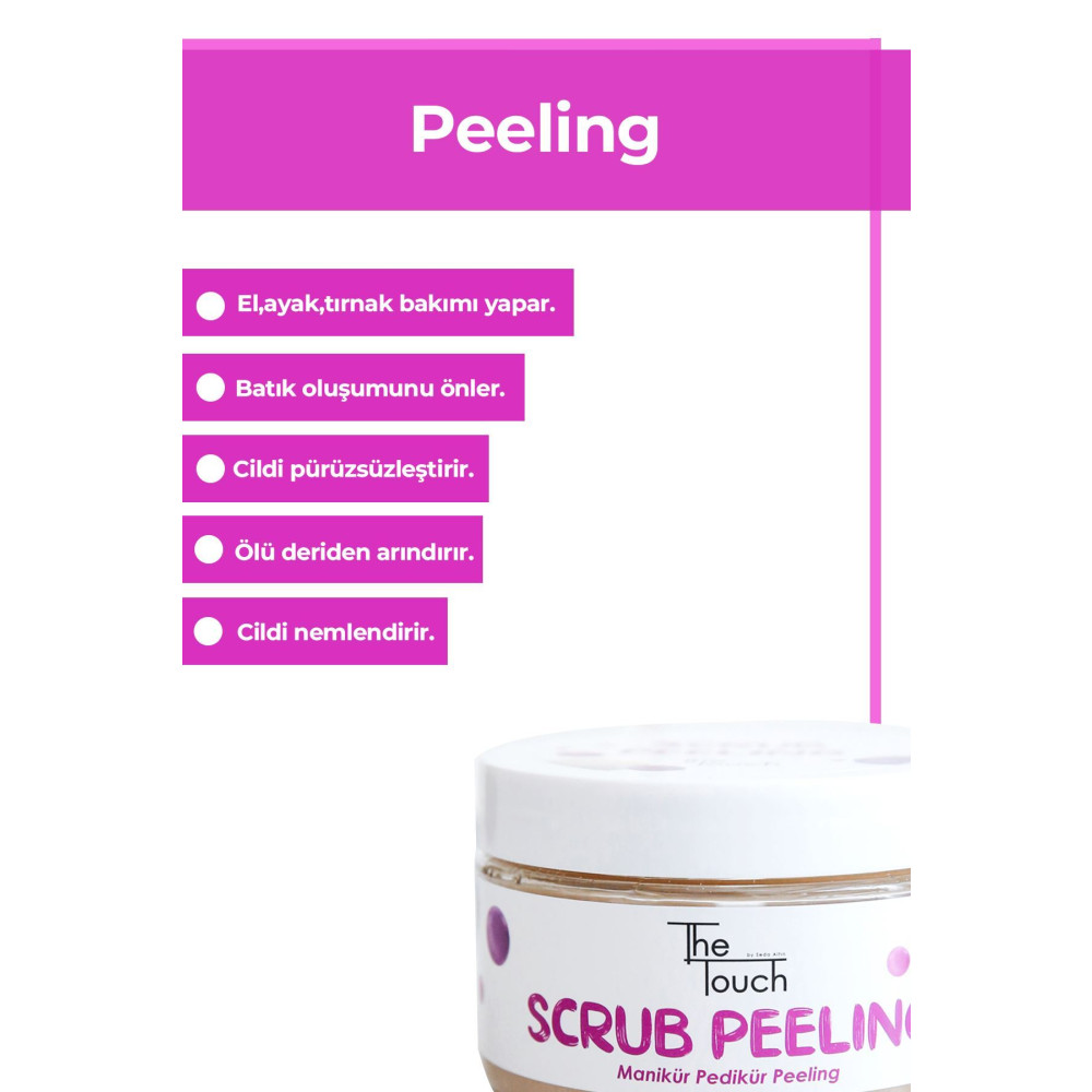 The Touch By Seda Altın Manikür & Pedikür Peeling Tırnak Bakımı Fiyatı