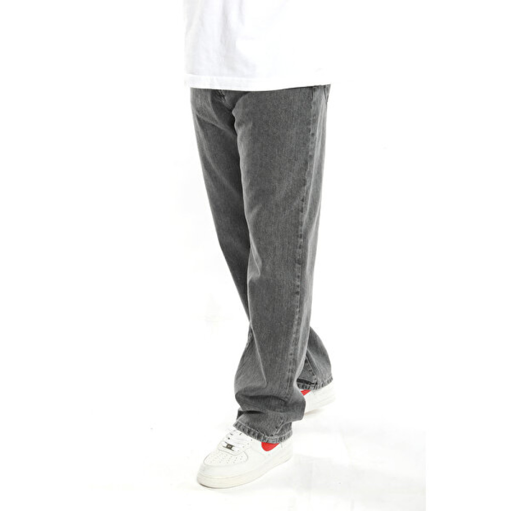 The Trend Man Baggy Düz Gri Uzun Paça Boyfriend Jeans Pantolon Erkek Jeans / Kot Pantolon Fiyatı