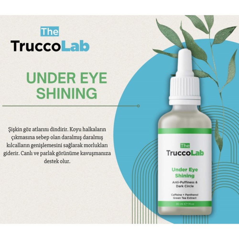 The Trucco Lab Göz Altı Aydınlık Görünüm, Yaşlanma Karşıtı Serum (Caffeine Vitamin C Green Tea Extract) Göz Kremi Fiyatı