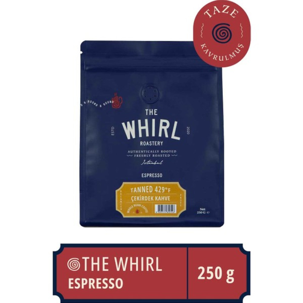 The Whirl Espresso Tanned 429°F Çekirdek Kahve 250 gr Kahve Fiyatı