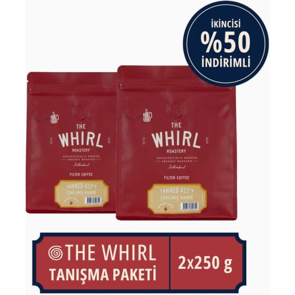 The Whirl Tanned 423°F Çekilmiş Kahve 250 gr x 2 Adet Kahve Fiyatı