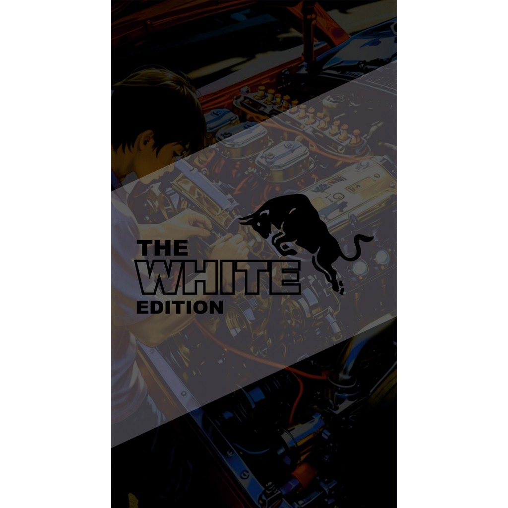 The White Edition (Rdbll) Sticker 20X10CM Jdm Araba-Motor-Laptop Hologram Seçenekli Sticker Etiket - Siyah - 20x10 Cm Dizüstü Bilgisayar Fiyatı