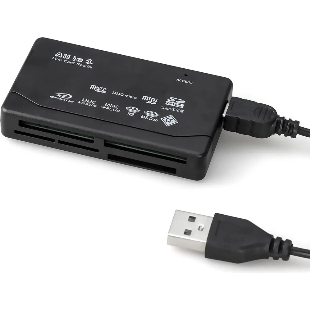 The Wlue 6in1 Siyah Kart Okuyucu - SD, Micro SD, TF, CF, XD, MS Pro - Hızlı Veri Aktarımı ve Çoklu Kart Desteği Diğer Fiyatı