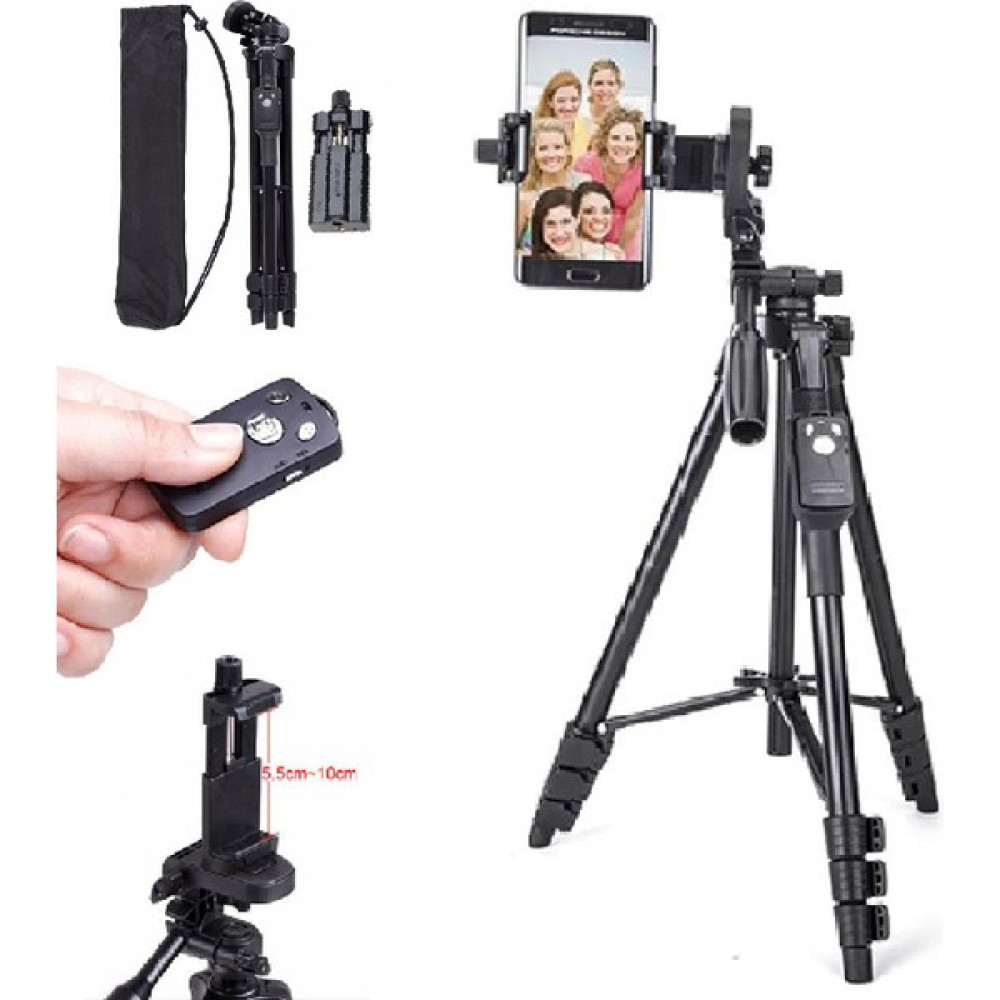 The Wlue Profesyonel Fotoğraf Video Çekimi Tiktok Yayın Tripod Telefon Tutucu 120 cm Bluetooth Kumandalı Video Kamera Aksesuarları Fiyatı