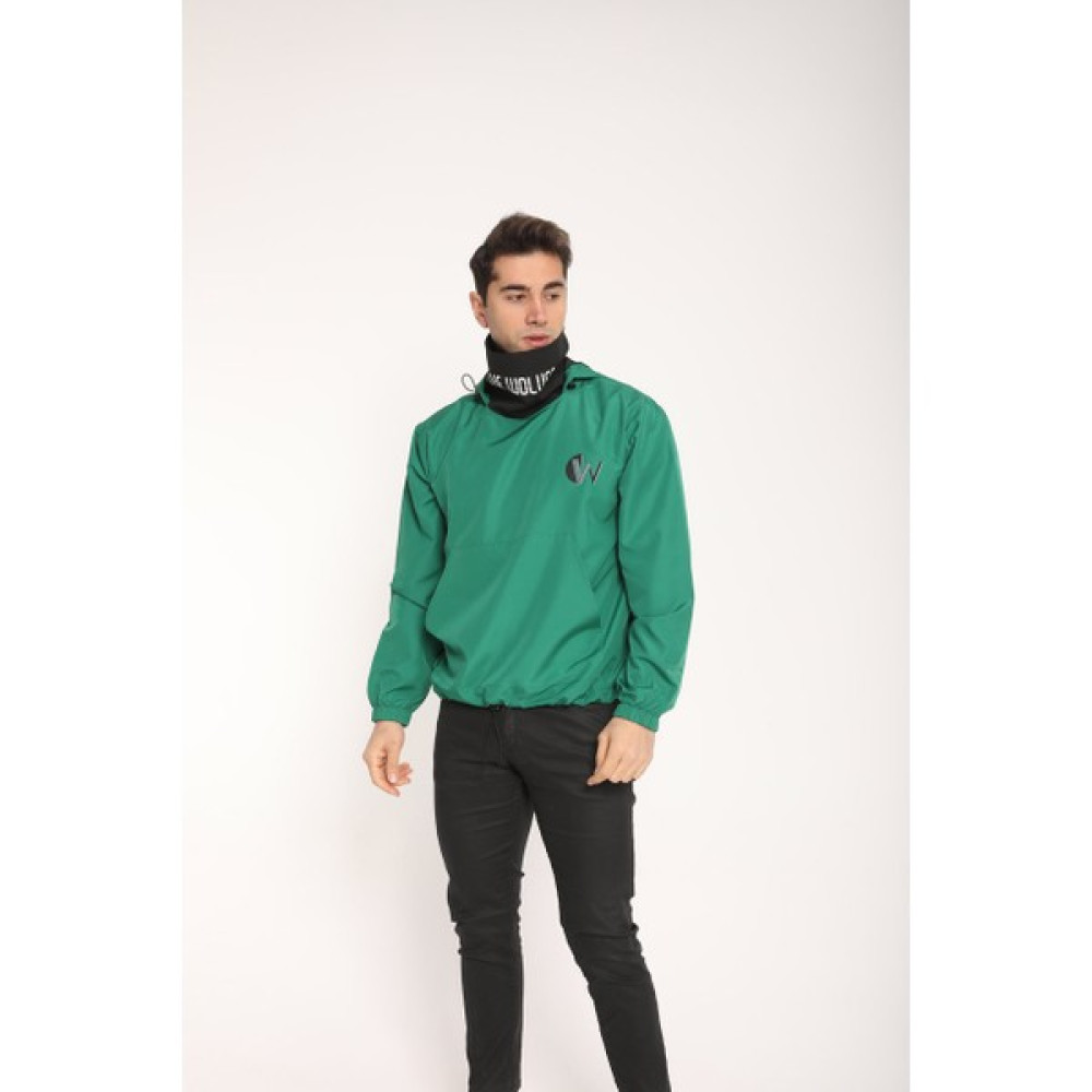 The Wolves Snood Yaka Çimen Yeşili Kapüşonlu Erkek Sweatshirt Bayan Sweatshirt Fiyatı
