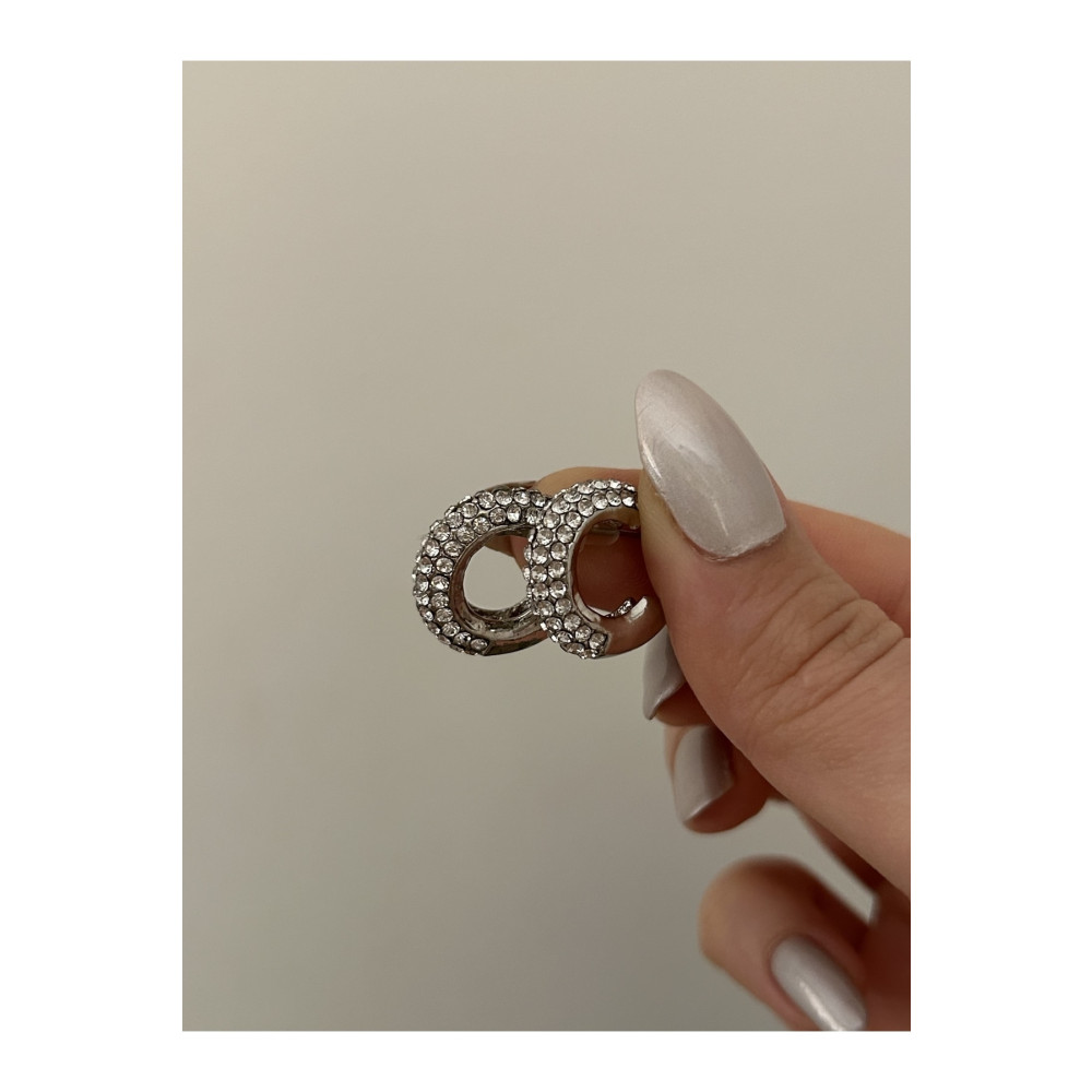 The Y Jewelry Zirkon Taşlı Gümüş Renk Küpe Bijuteri Küpe Fiyatı
