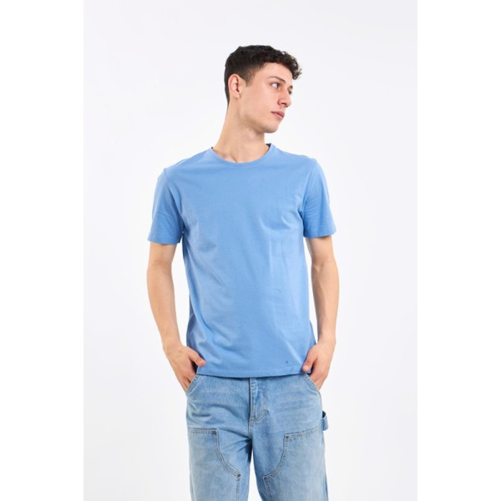 Thecatu Kısa Kollu Mavi Tişort E3011 Erkek T-shirt Fiyatı