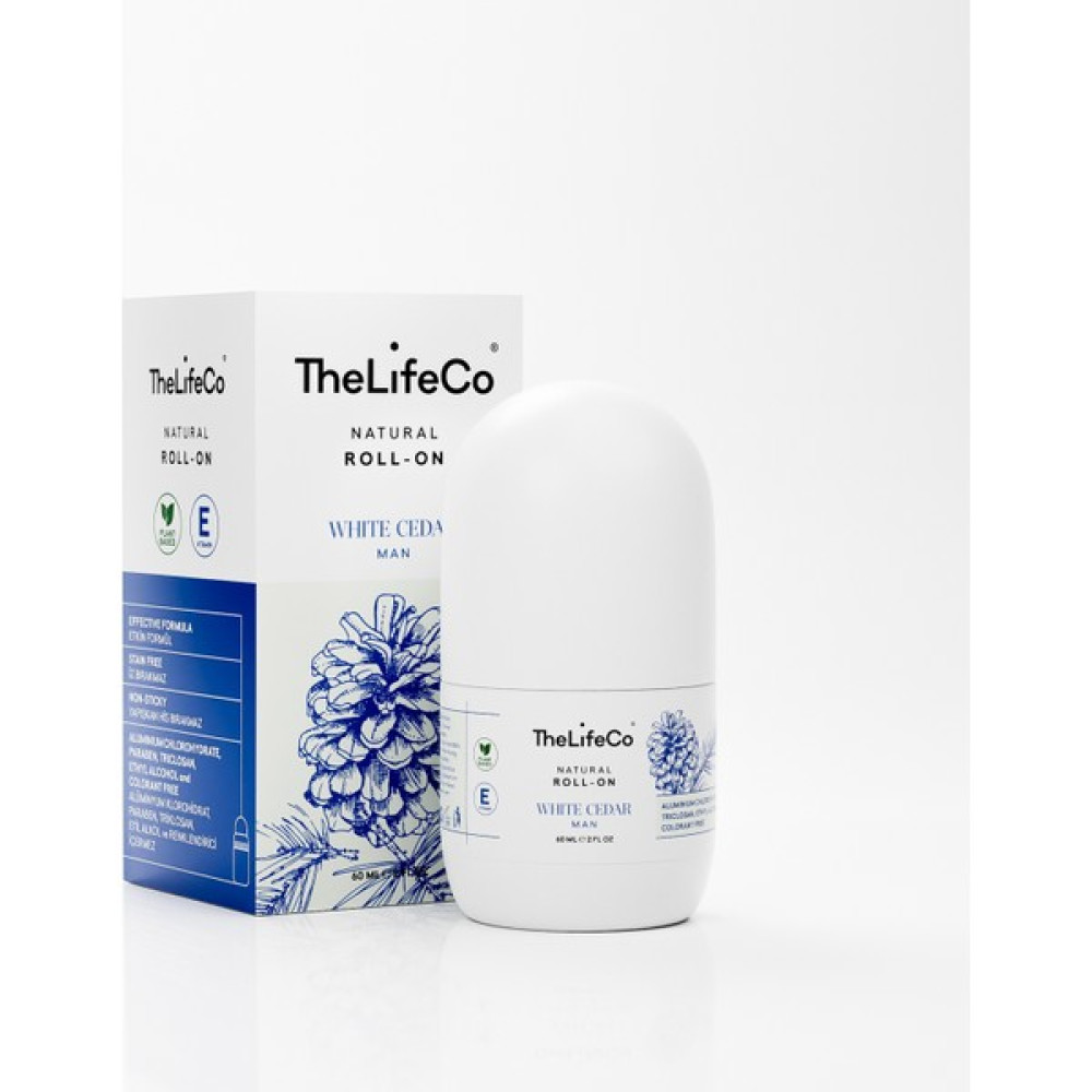 TheLifeCo Doğal Roll-On Deodorant White Cedar 60 ml (Alüminyumsuz, Alkolsüz, Doğal) Deodorantlar Fiyatı