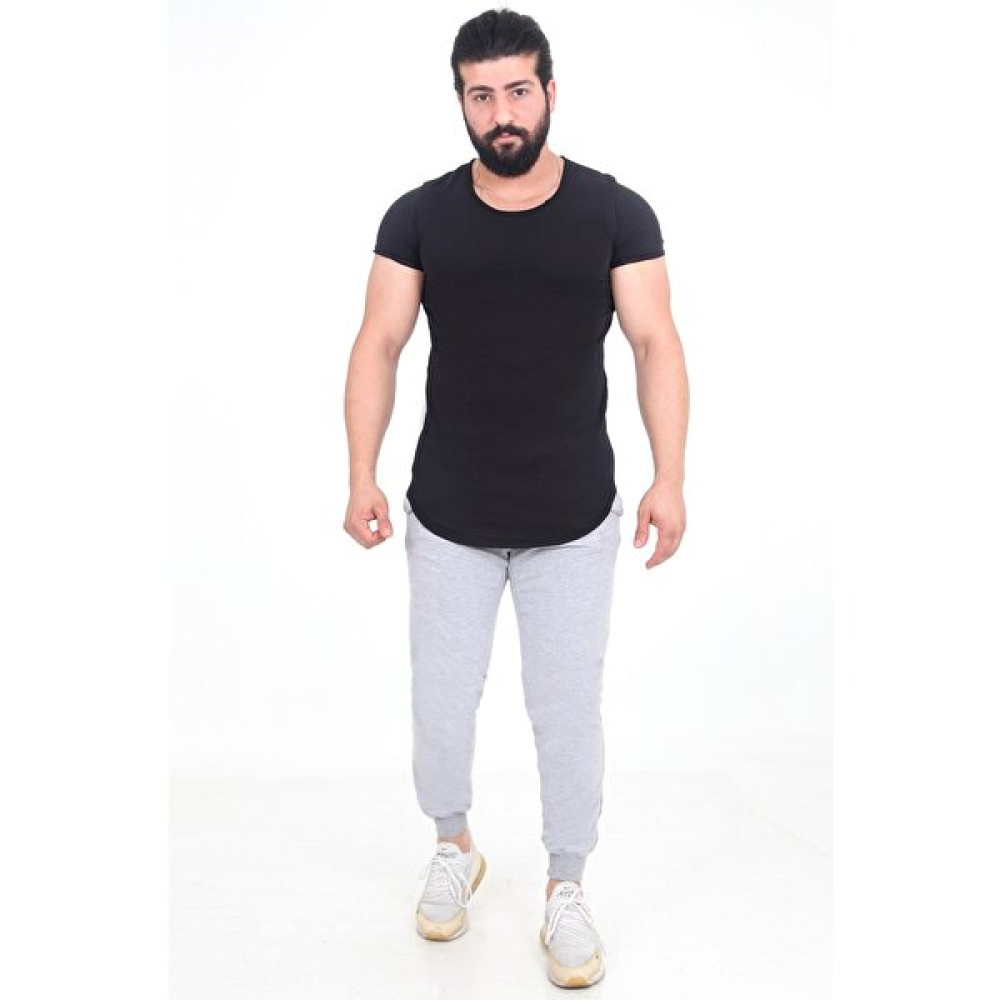 Theone Beyaz Pis Yaka Oval Kesim Slim Fit %100 Pamuklu Kısa Kol Basic T-Shirt Erkek T-shirt Fiyatı