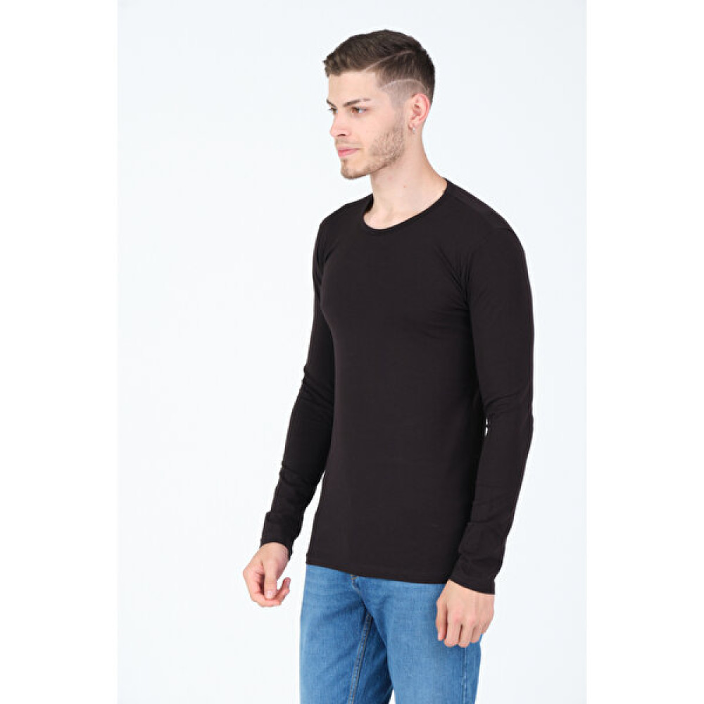 Theone Bisiklet Yaka Likralı Pamuklu Slim Fit Basic T-Shirt Erkek T-shirt Fiyatı