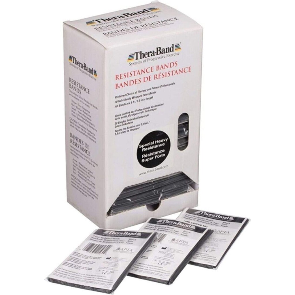 Theraband Thera Band 1,5 Metre Siyah Orijinal Paketli Egzersiz Pilates Bandı,siyah Direnç Lastiği Kondisyon Aletleri Fiyatı