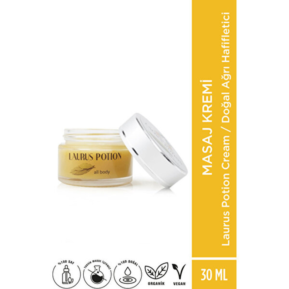 Therapium Naturalis Laurus Potion Massage Cream - Defne Iksiri Rahatlama ve Masaj Kremi - 30 ml Nemlendiriciler Fiyatı