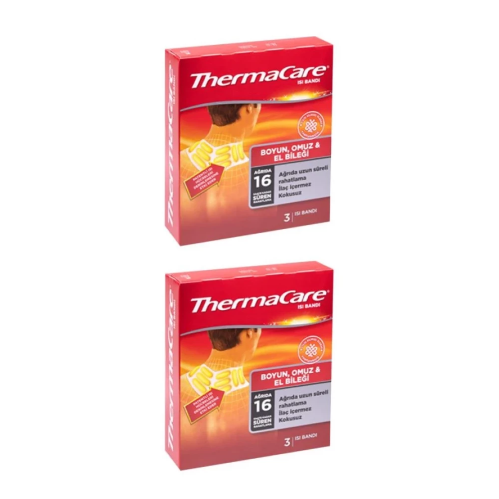 Thermacare Isi Bandi Boyun Omuz El Bilegi 3 X 2'Li Paket (Skt:06/2025) Ortopedik Ürünler Fiyatı