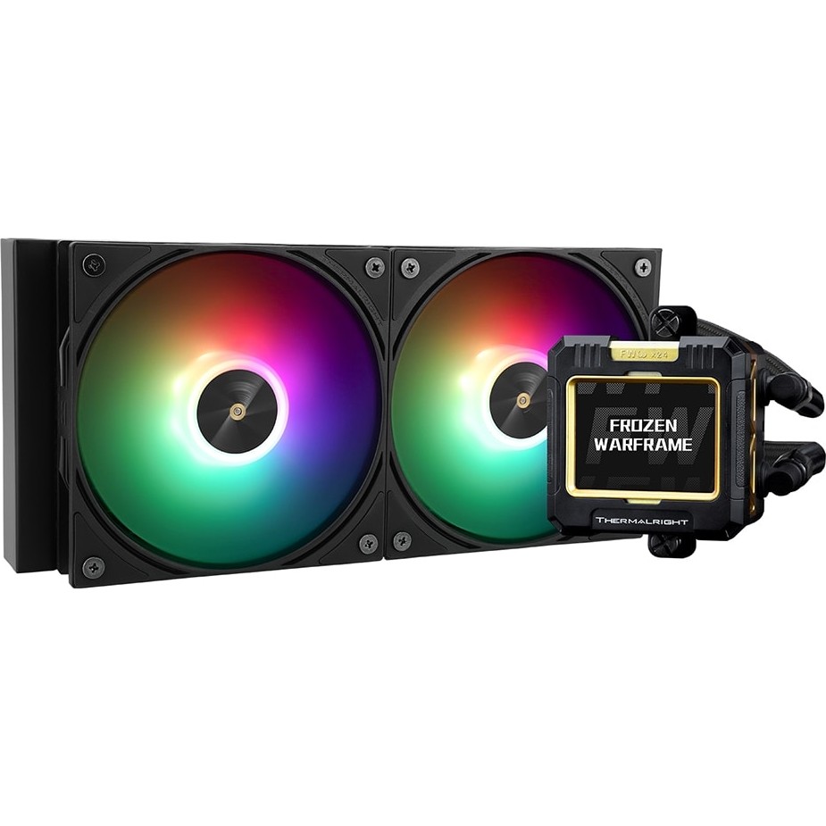 Thermalright Frozen Warframe 240 Black LED Ekranlı Argb 240MM Intel-Amd Uyumlu Işlemci Sıvı Soğutucu (TF7 Termal Macun Dahildir) - Siyah İşlemci Fiyatı