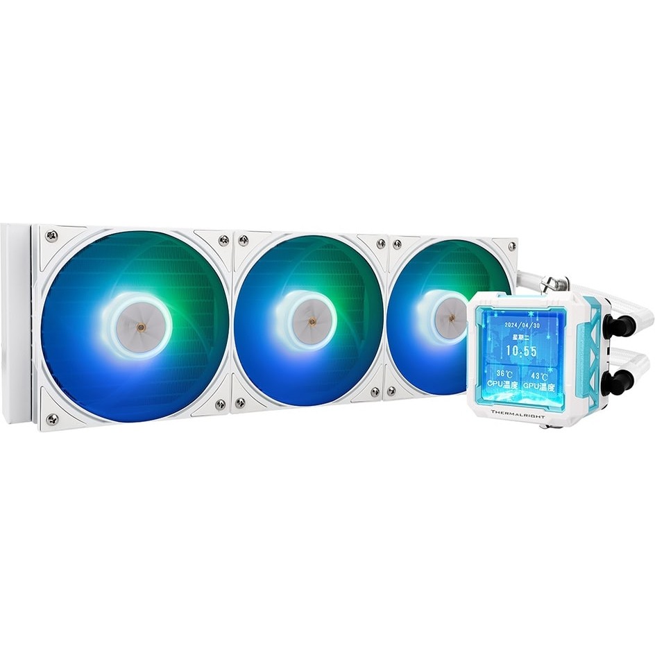 Thermalright Frozen Warframe Pro 360 White Argb 360MM Intel-Amd Uyumlu Beyaz Işlemci Sıvı Soğutucu - Beyaz - Mavi İşlemci Fiyatı