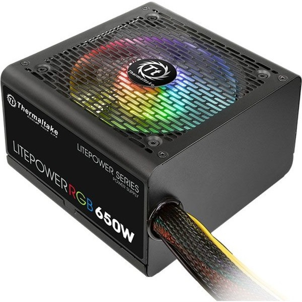 Thermaltake Litepower RGB 650W APFC 12cm Fanlı PSU PS-LTP-0650NHSANE-1 Power Supply Fiyatı