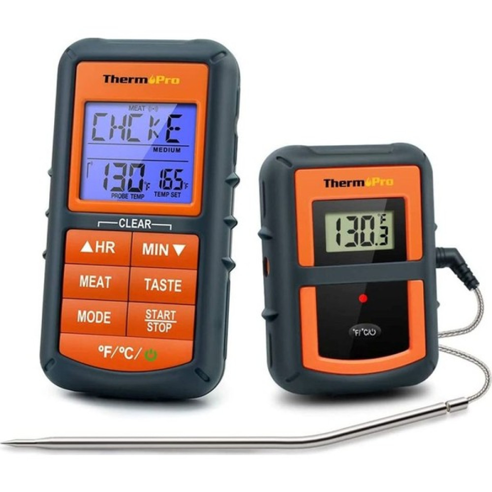 Thermo Pro Thermopro TP-07S Kablosuz Saplamalı Gıda Barbekü Termometresi Termometre & Higrometre Fiyatı