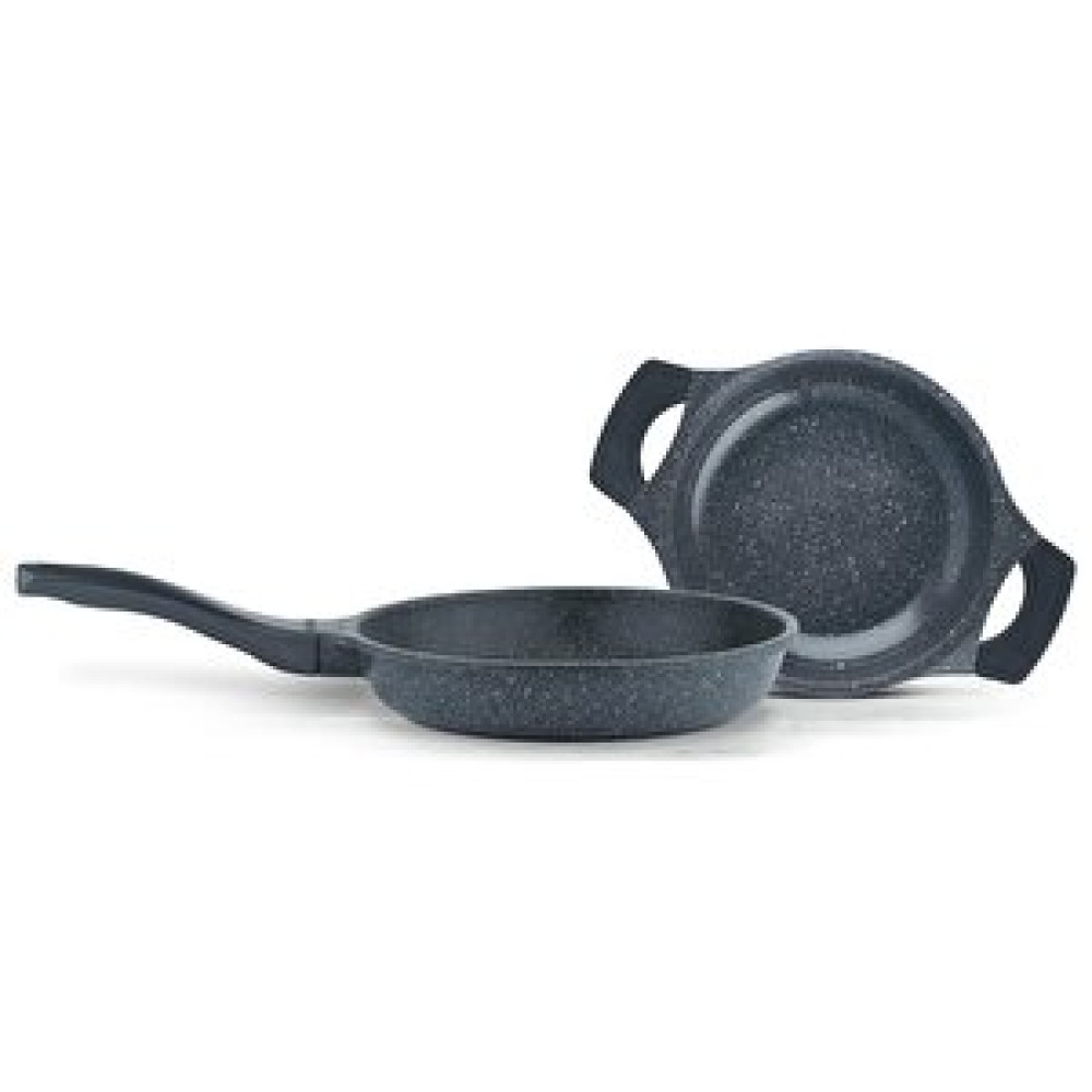 Thermoad 2'li Döküm Tava Sahan Seti Ø20 Sahan+ø26-Gri Tencere / Tava Setleri Fiyatı