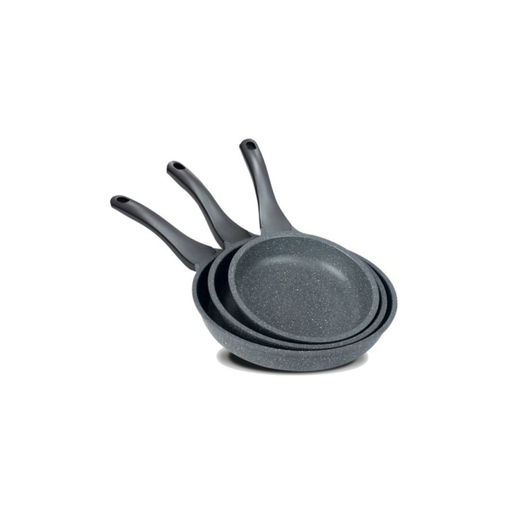 ThermoAD 3lü Granit Döküm Tava Seti 20 Cm 24 Cm 28 Cm Thrttsvy Tencere / Tava Setleri Fiyatı