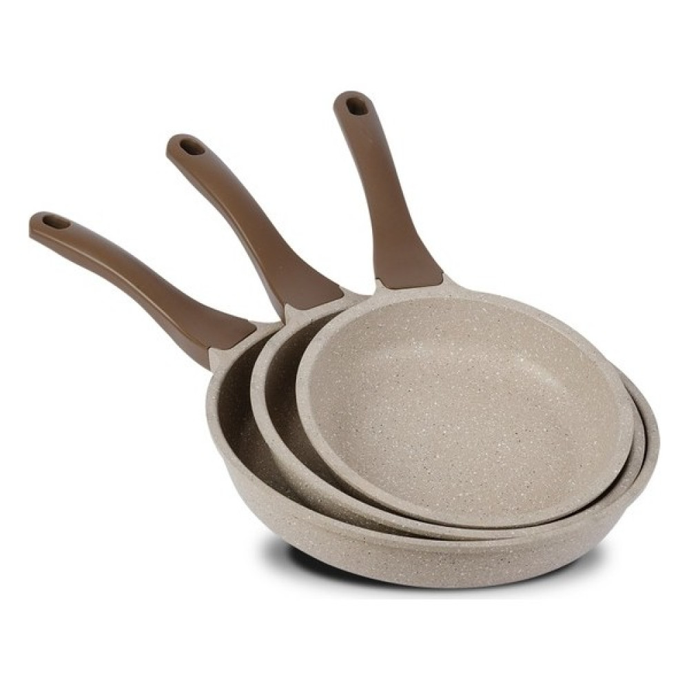 Thermoad 3'lü Vizon Döküm Granit Tava Set - 28 cm Tavalar Fiyatı