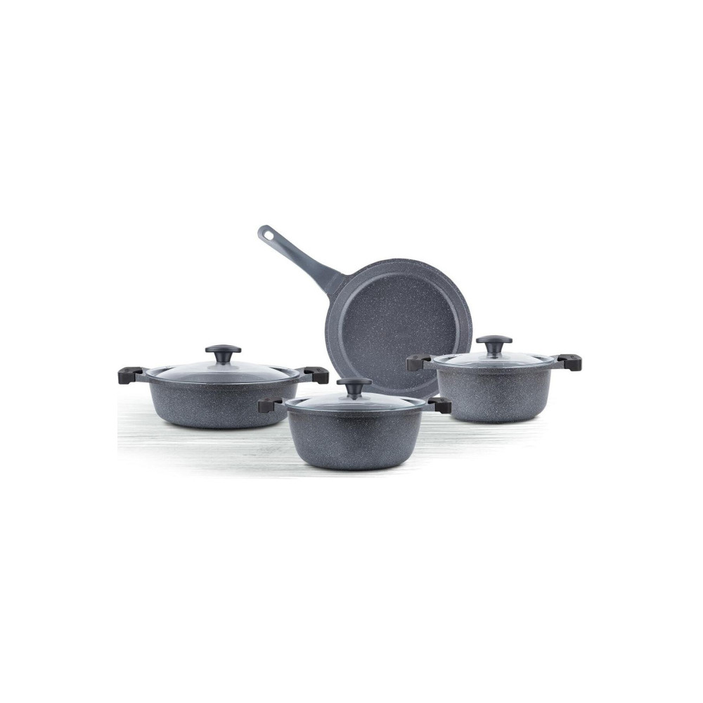 ThermoAD Alüminyum Granit Döküm Graneu Model 7 Parça Set Tencere / Tava Setleri Fiyatı