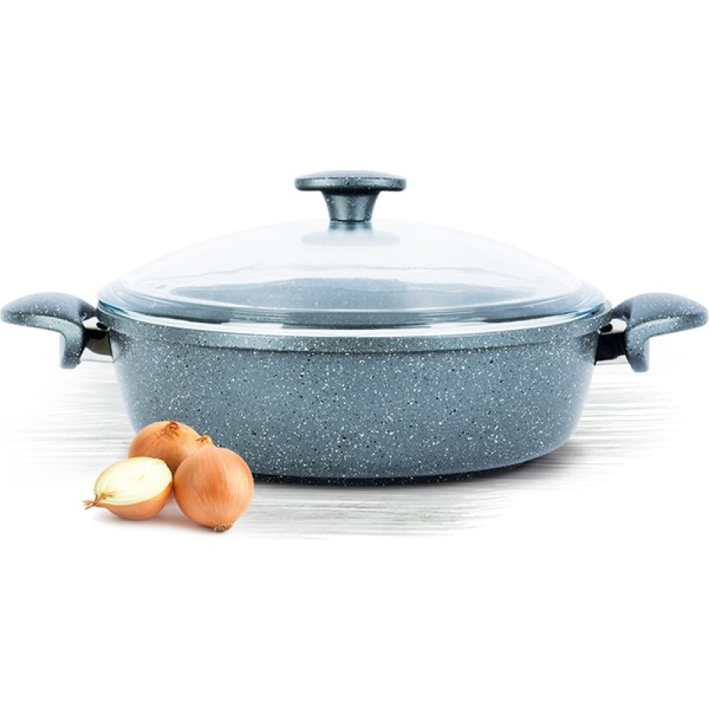Thermoad Granit Karnıyarık Tencere 22 cm - Gri Tencere / Tava Setleri Fiyatı