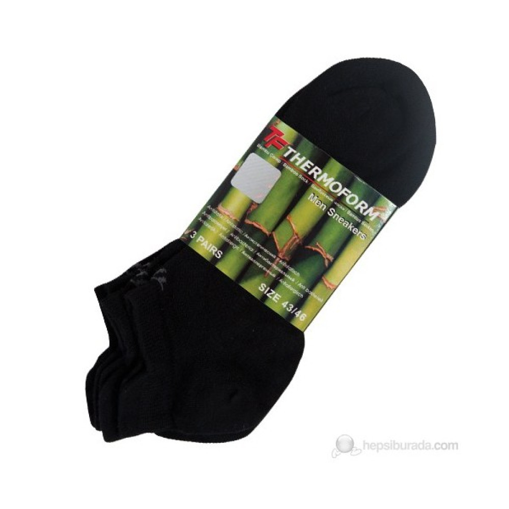 Thermoform Bambu Erkek Patik Çorap 3 'Lü Paket Çorap (Outdoor) Fiyatı
