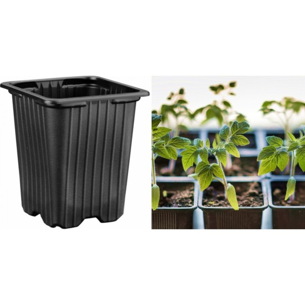 Thermoform Kare Vakum Saksı 30 Adet - Üretim Saksısı 9 cm Saksı ve Aksesuarları Fiyatı