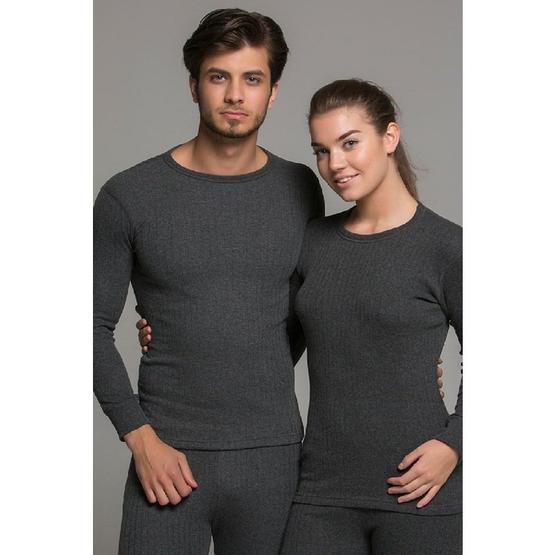 Thermoform Soft Antrasit Uzun Kol Erkek Fanila Erkek Atlet / Fanila Fiyatı