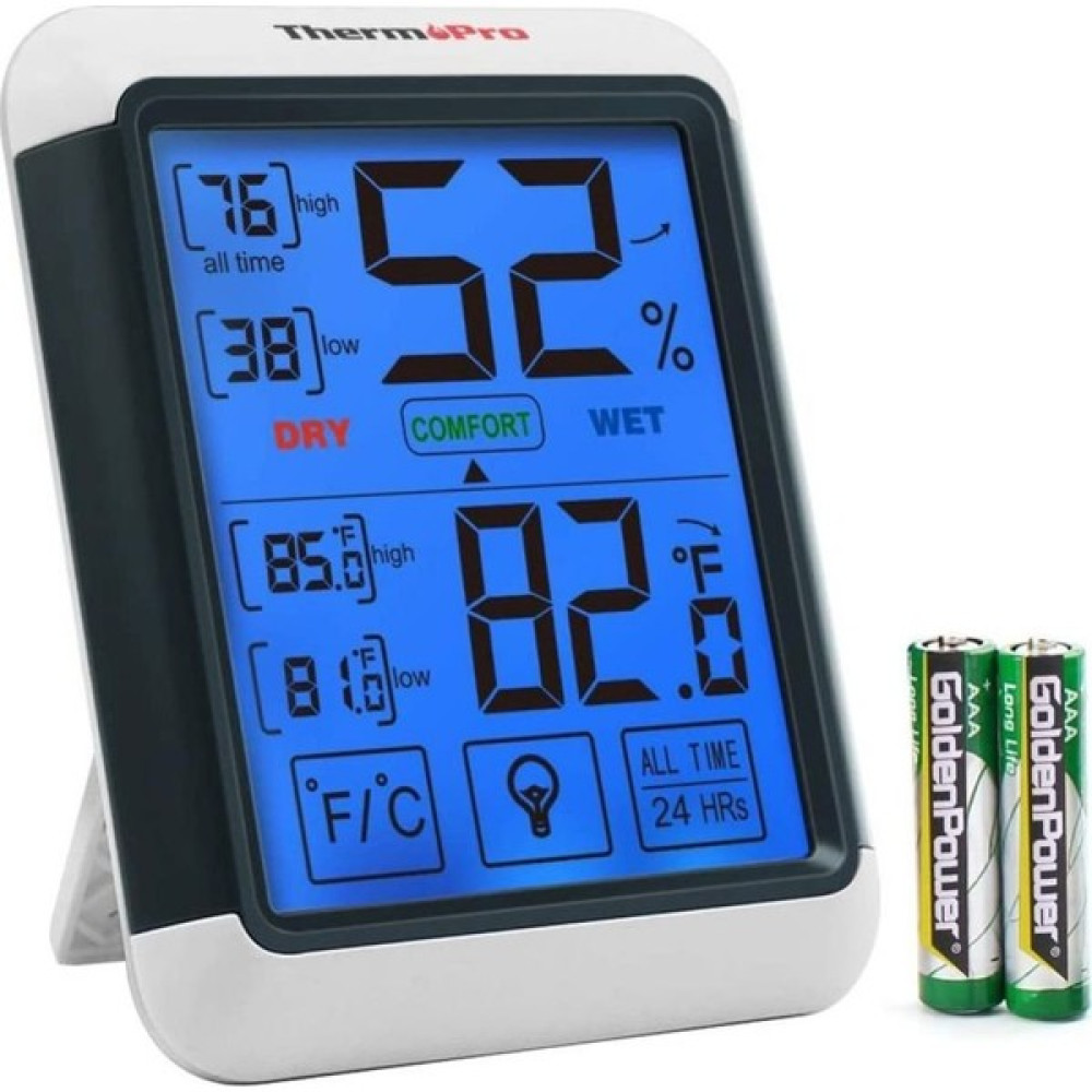 ThermoPro TP55 Termometre İç Mekan Dijital Isı ve Nem Ölçer Termometre & Higrometre Fiyatı