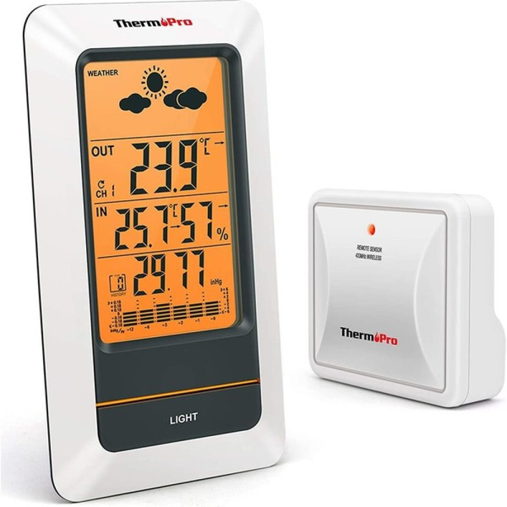 Thermopro TP67A Wifi Iç-Dış Mekan Dijital Isı,nem,basınç Ölçer Termometre & Higrometre Fiyatı