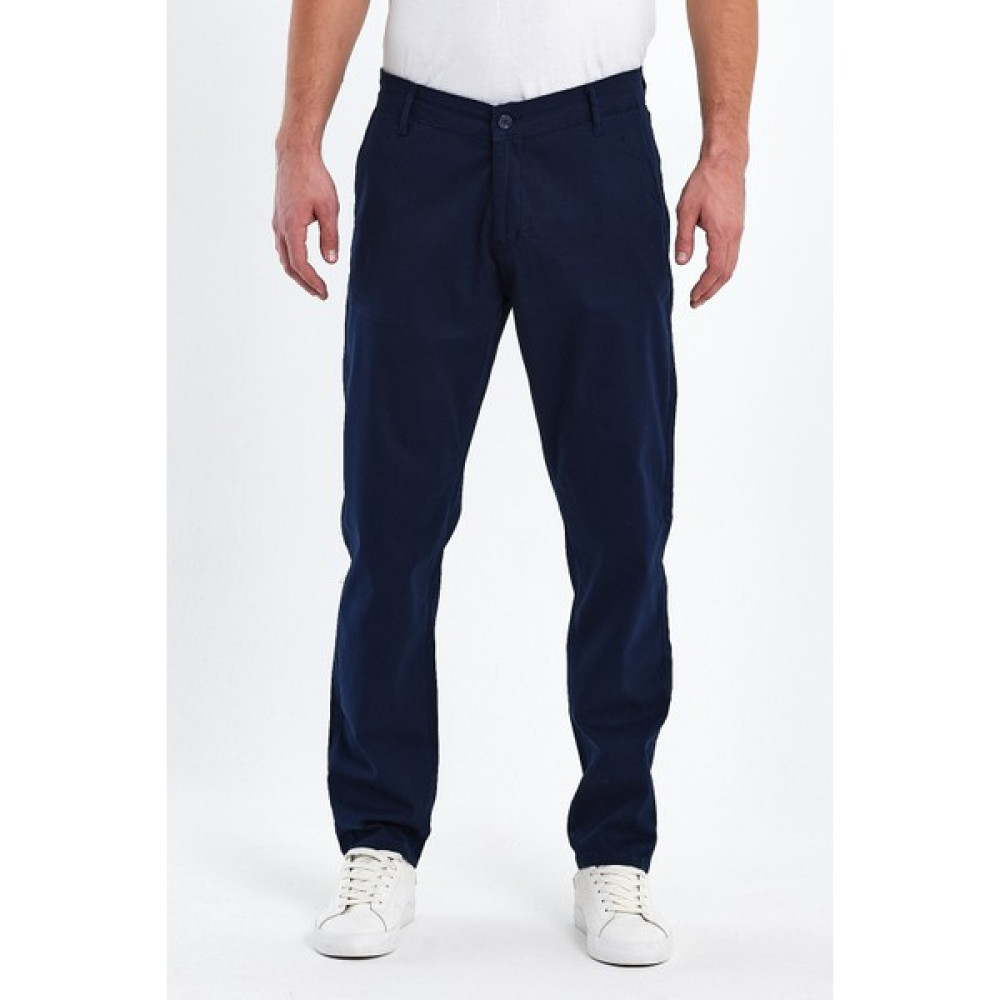 TheSeason Erkek Lacivert Gabardin Pamuklu Keten Slim Fit Yan Cep Esnek Chino Pantolon Erkek Pantolon Fiyatı