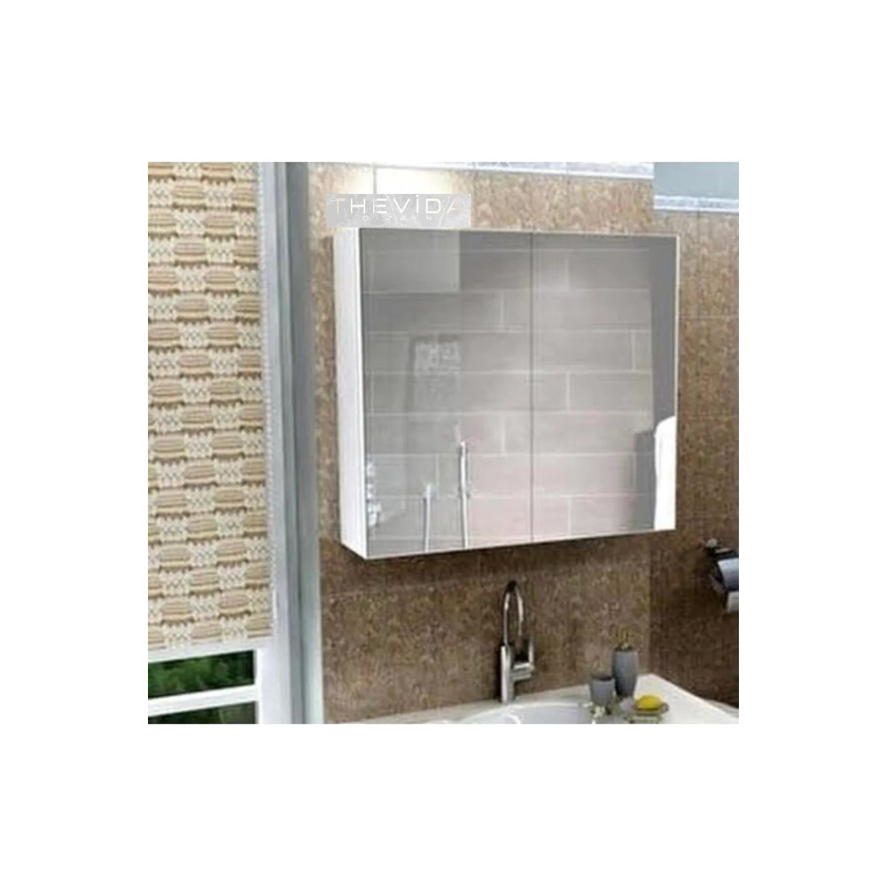 Thevida Lavabo Üstü Aynalı Banyo Dolabı Iki Kapaklı 60x60 Banyo Dolabı / Mobilyası Fiyatı
