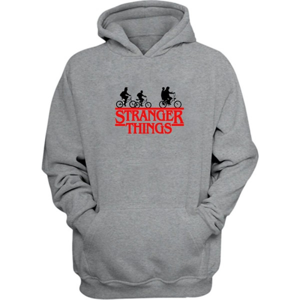 Thewert Unisex Stranger Thıngs Gri Normal Kalıp Sweatshirt Erkek Sweatshirt Fiyatı