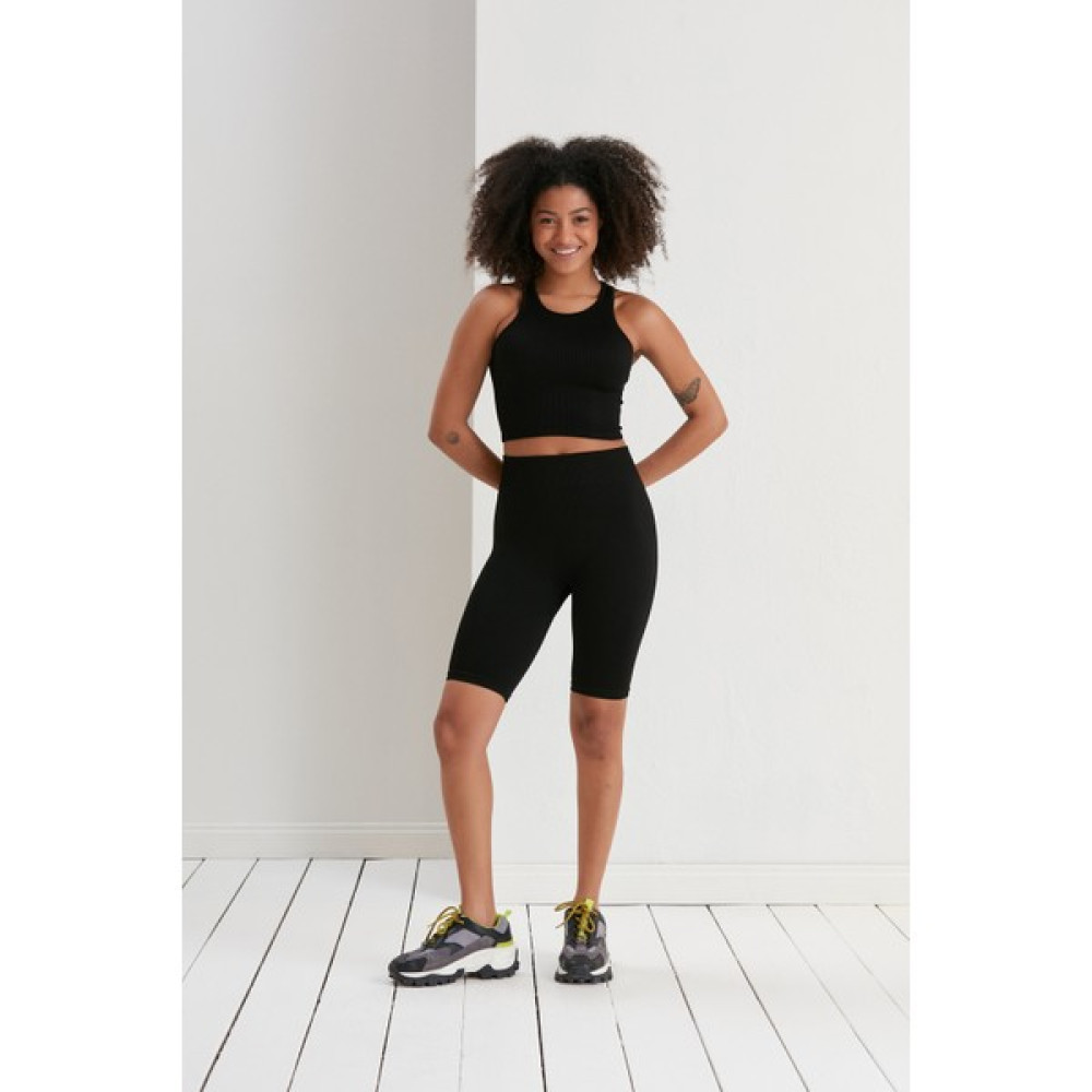 Thin Shop Dikişsiz Takım Siyah Kadın Giyim Rahat Kesim Alt Üst Takım Comfort Collection Kadın Eşofman Fiyatı