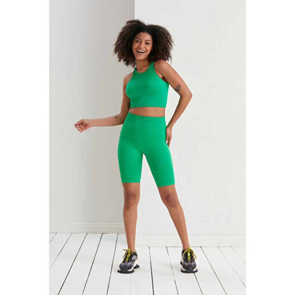 Thin Shop Dikişsiz Takım Yeşil Kadın Giyim Rahat Kesim Alt Üst Takım Comfort Collection Kadın Eşofman Fiyatı