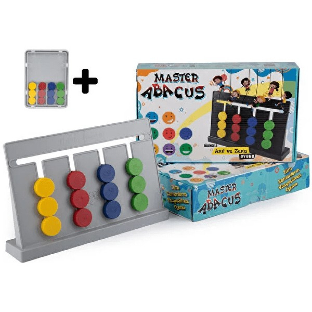 Think Master Master Abacus Rubik Abaküs Montessori Zeka Oyunu Dijital Oyun Kartları ile Destekli Eğitici Oyuncak Fiyatı
