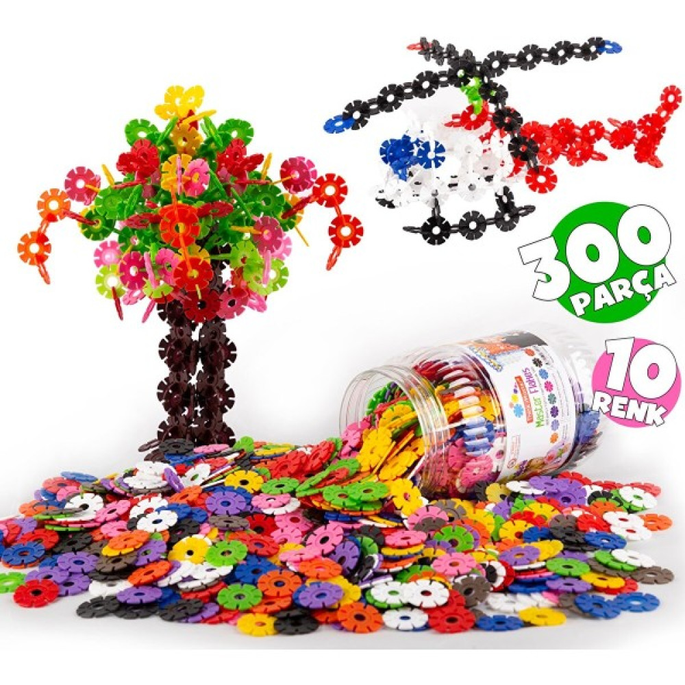Think Master Masterflakes 300 Parça Yaratıcı Diskler Stem Eğitimi Uyumlu 10 Renk Eğitici LEGO Oyuncak Seti Eğitici Yaratıcı Diskler 300 Eğitici Oyuncak Fiyatı