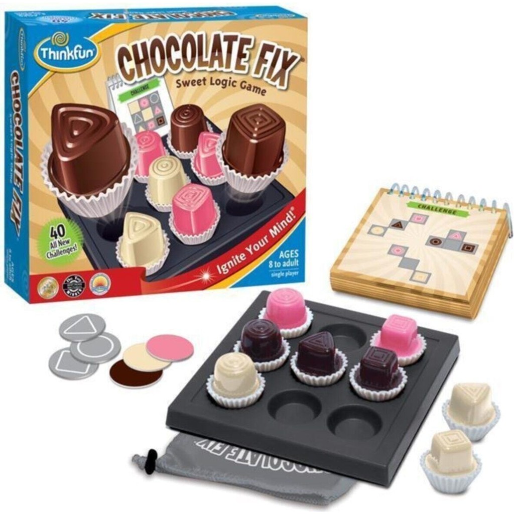 Thinkfun Çikolata Yerleştirme Mantık Oyunu Chocolate Fix Akıl Oyunu - Renkli Diğer Fiyatı