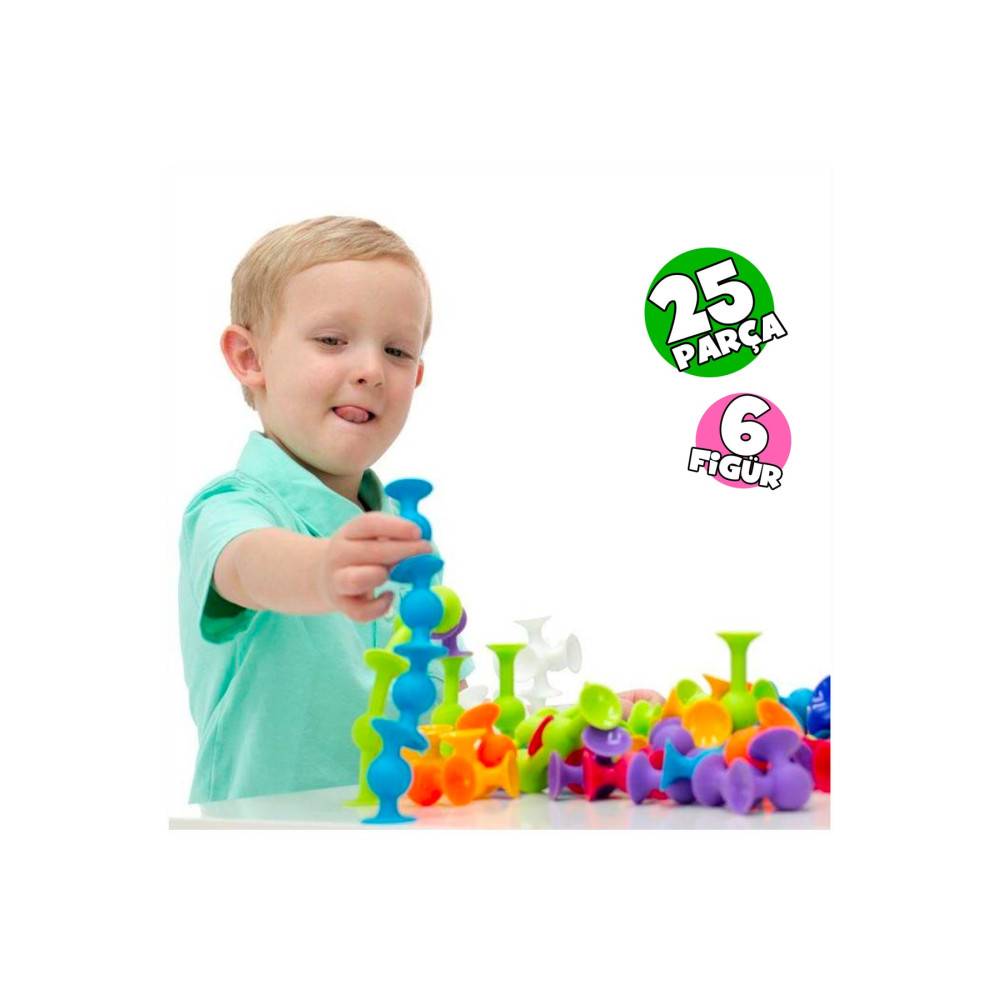 ThinkMaster Vakum Molekül 25 Parça Yapı Taşları Fidget Duyusal Eğitici Oyuncak Squigz Legolar ( Yapım Oyuncakları ) Fiyatı