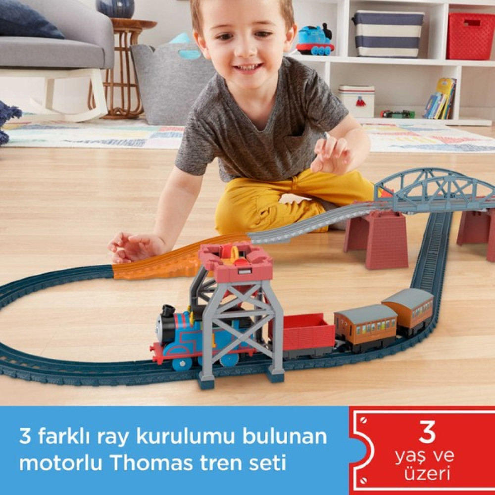 Thomas ve Arkadaşları 3'ü 1 Arada Kargo Macerası Oyun Seti ve Motorlu Thomas, Okul Öncesi Çağdaki 3 Yaş ve Üzeri Çocuklar Için HGX64 (Yurt Dışından) Oyuncak Araç Fiyatı