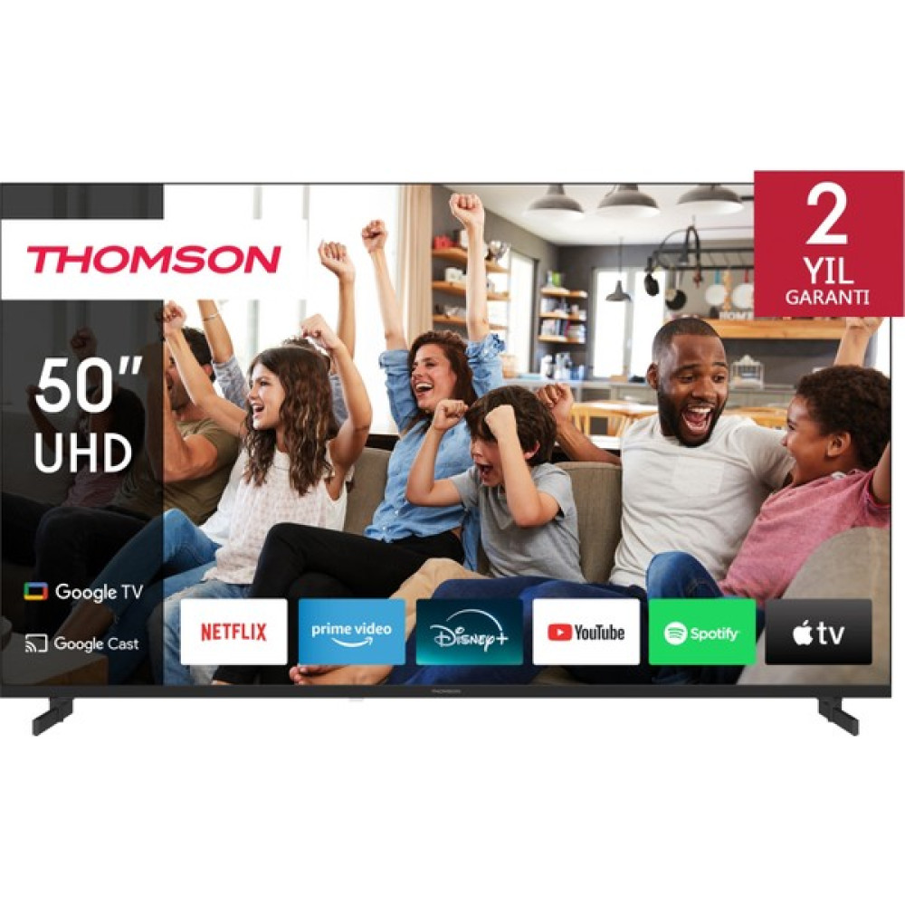 Thomson 50UG4S14 50" 126 Ekran Uydu Alıcılı 4K Ultra HD Google LED TV Televizyonlar Fiyatı