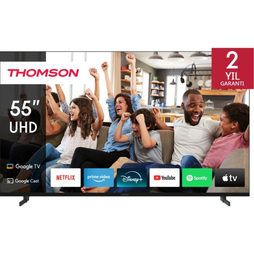 Thomson 55UG5C14 55" 139 Ekran Uydu Alıcılı 4K Ultra HD Google LED TV Televizyonlar Fiyatı