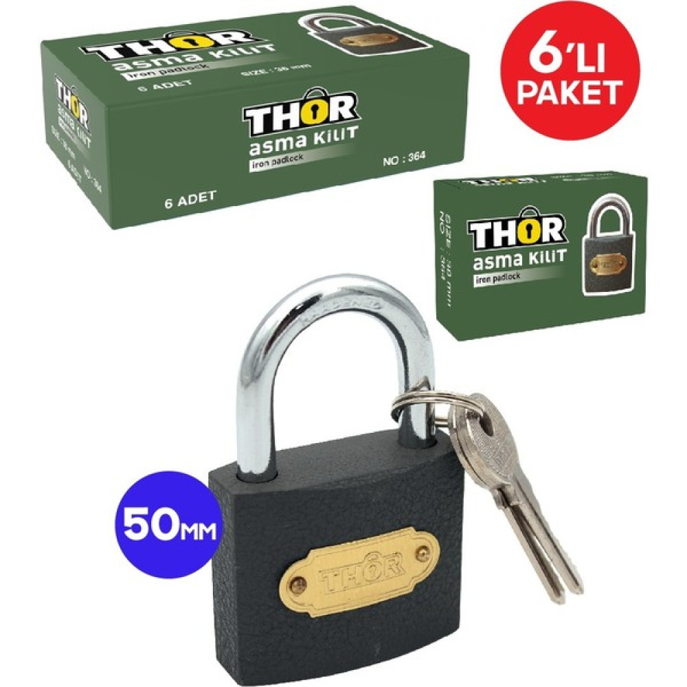 Thor Asma Kilit Thor 50 mm Gri 6 Adet Oto Boyaları Fiyatı